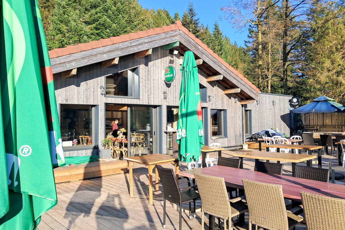 Vue sur le restaurant
